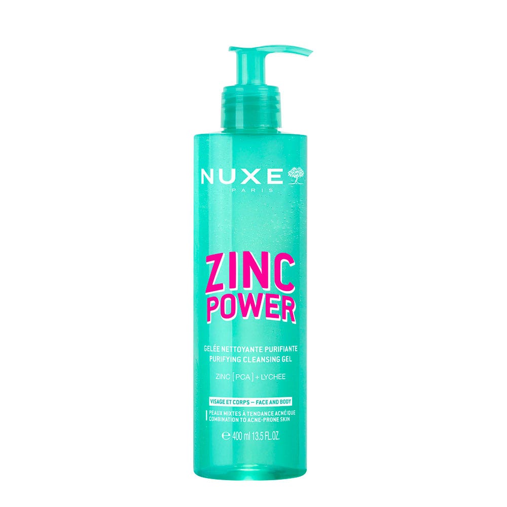 Nuxe Zinc Power Purifying cleansing gel 400 ml