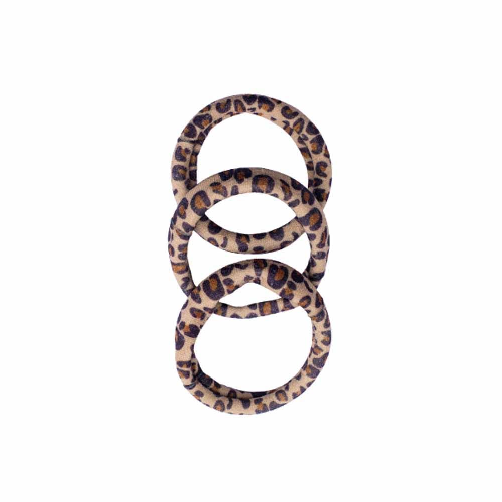 Cartel Leopard hair ties 3 x