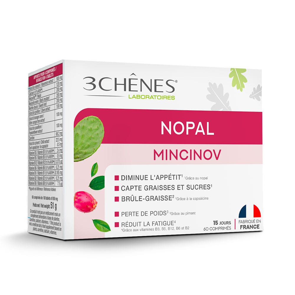 3 Chênes Mincinov Nopal 60 tablets