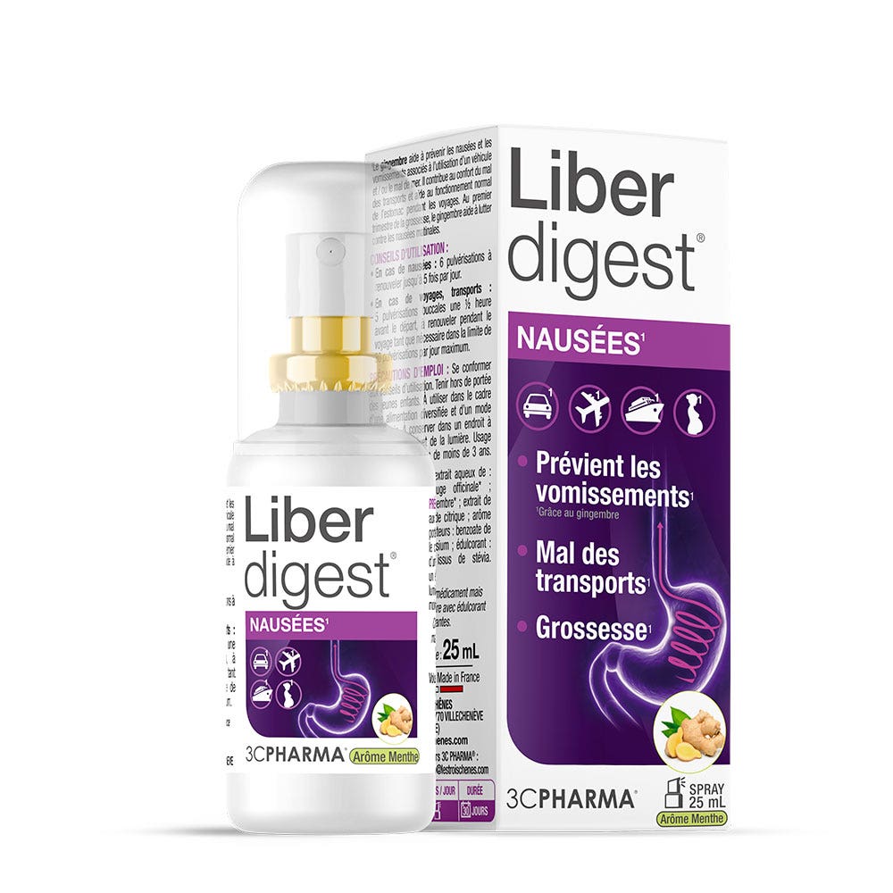 3C Pharma Liberdigest Nausea spray 25 ml