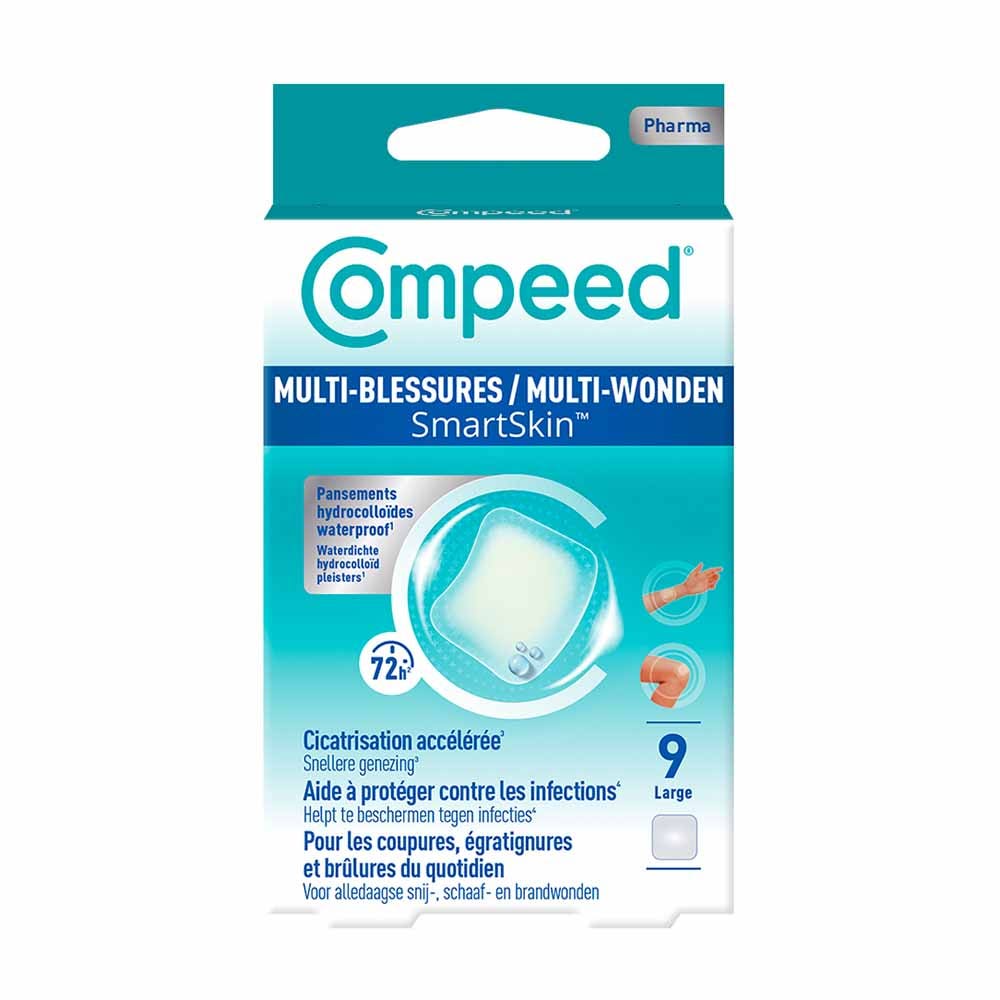 Compeed Multi-Wound Smartskin large plasters 9 units