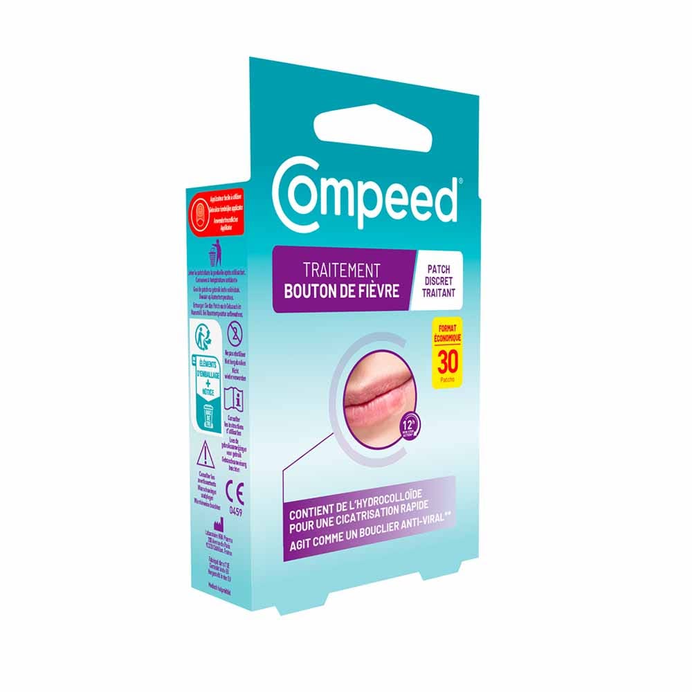 Compeed Cold Sore Treating & Discreet Patch economy pack 30 units