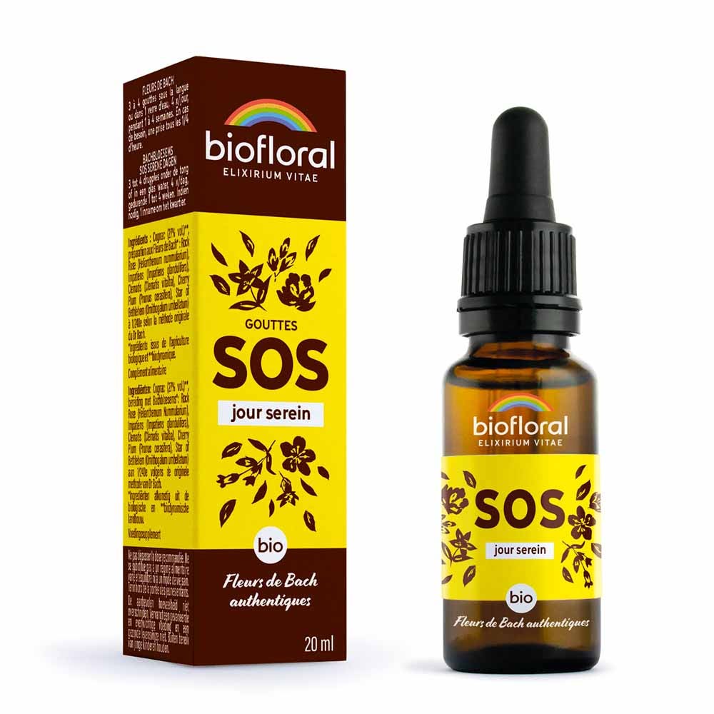 Biofloral N°39 SOS Rescue Demeter Bach Flowers Organic 25 ml