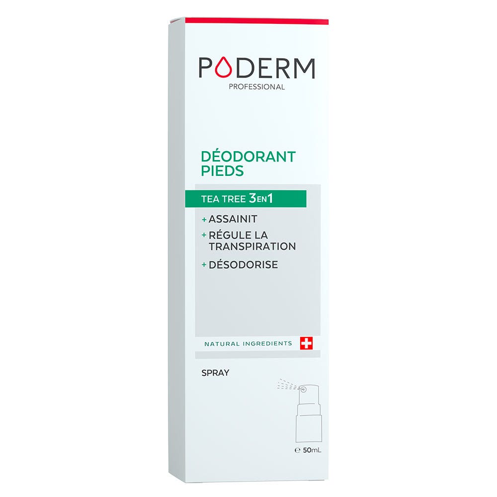 Poderm Foot Deodorant Spray 50 ml