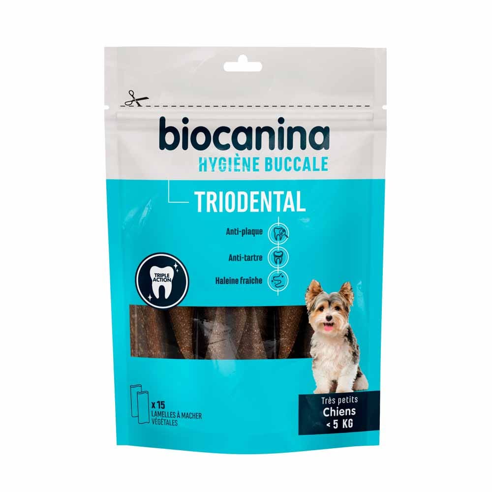 Biocanina Hygiene Triodental Chewing Blades Very Small Dogs under 5kg 5kg