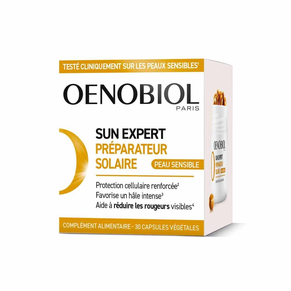 Oenobiol Sun Expert Intensif Antioxidant Protection X 30 Capsules Peau Sensible 30 Capsules
