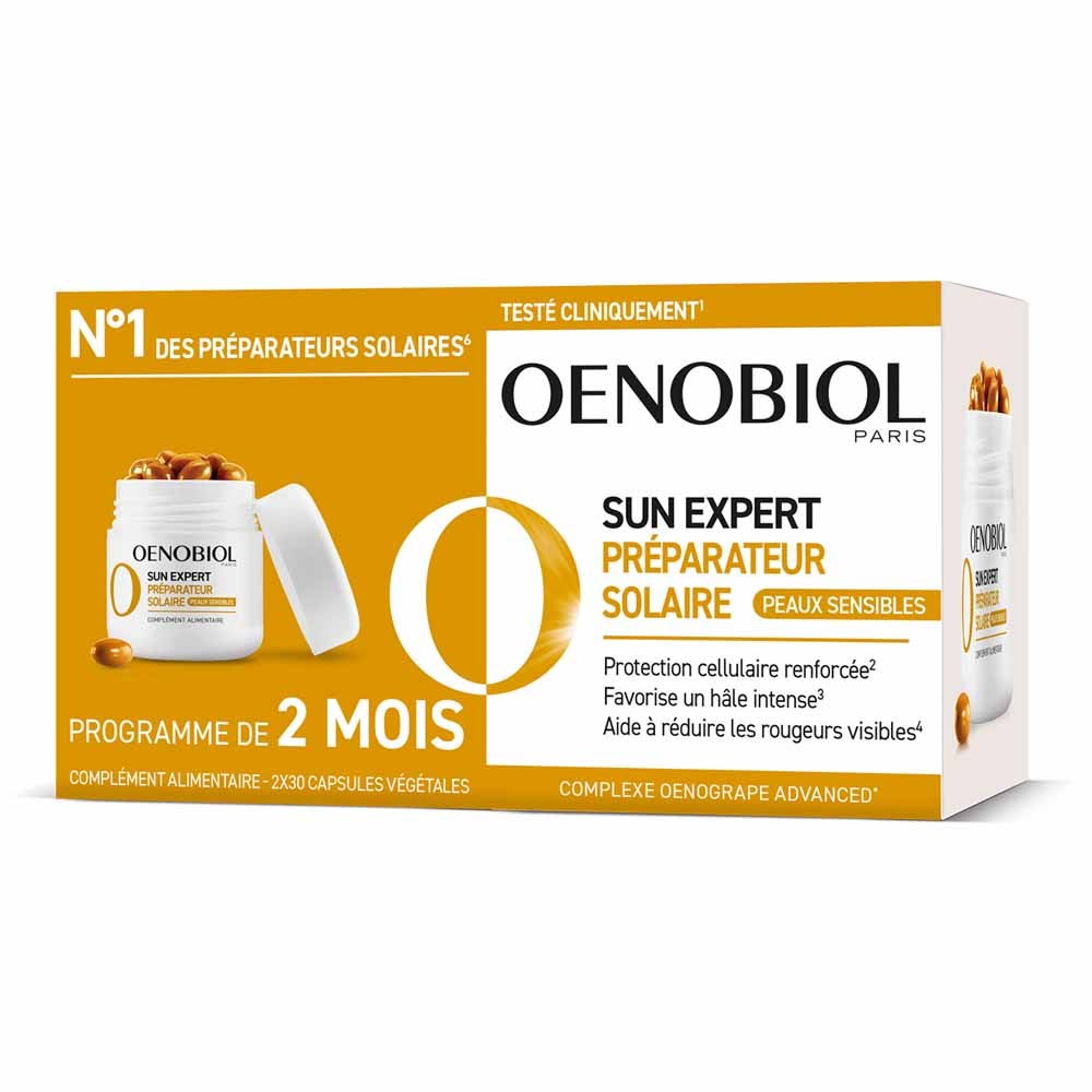 Oenobiol Sun Expert Sun Preparation Sensitive skin 2 x 30 capsules
