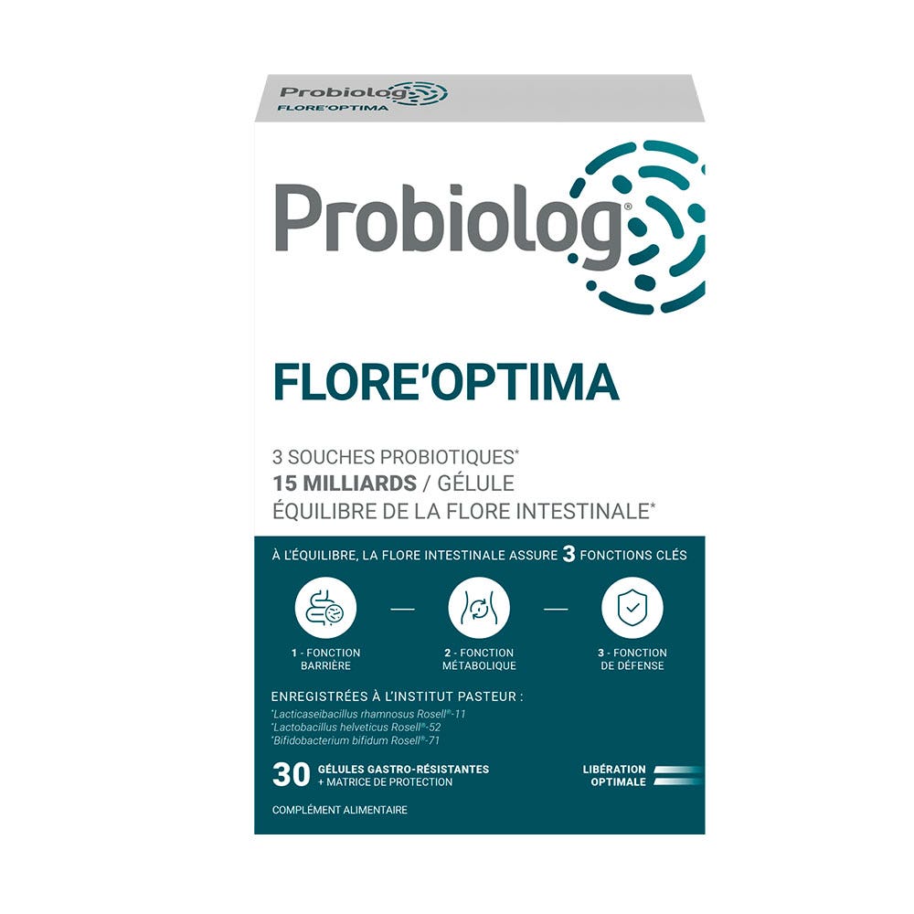 Mayoly CHC Probiolog Flore'Optima 30 gélules gastrorésistantes