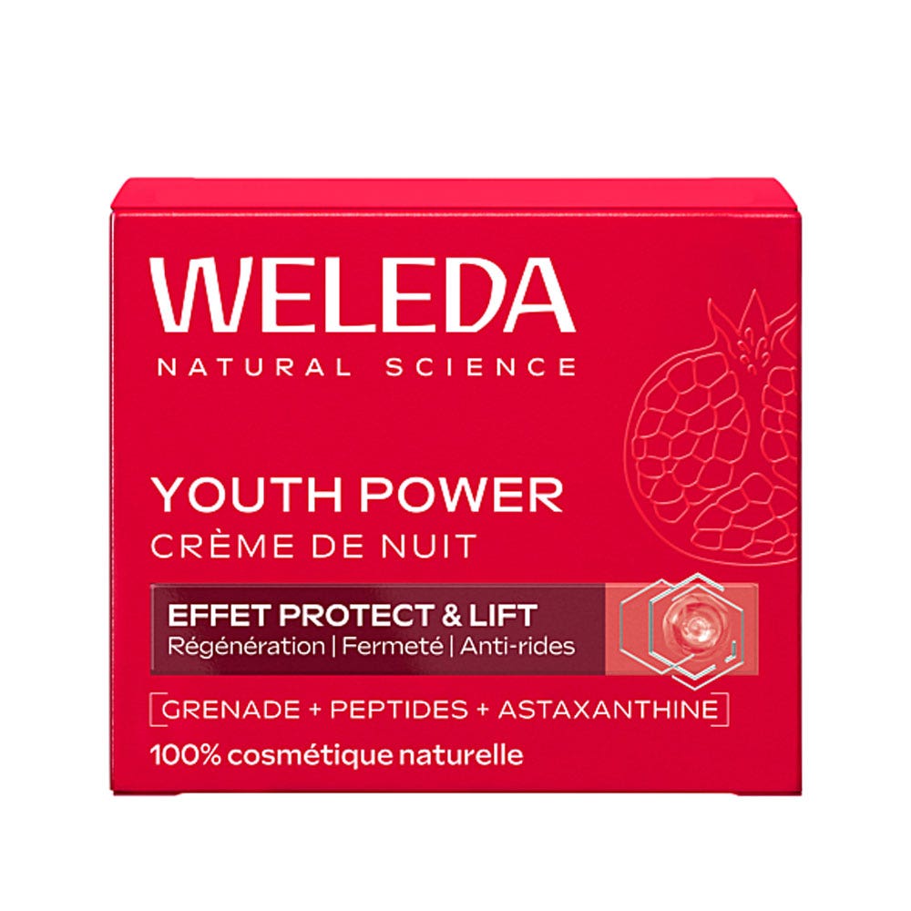 Weleda Pomegranate Crème de Nuit Anti Rides Youth Power and Maca Peptides 40ml