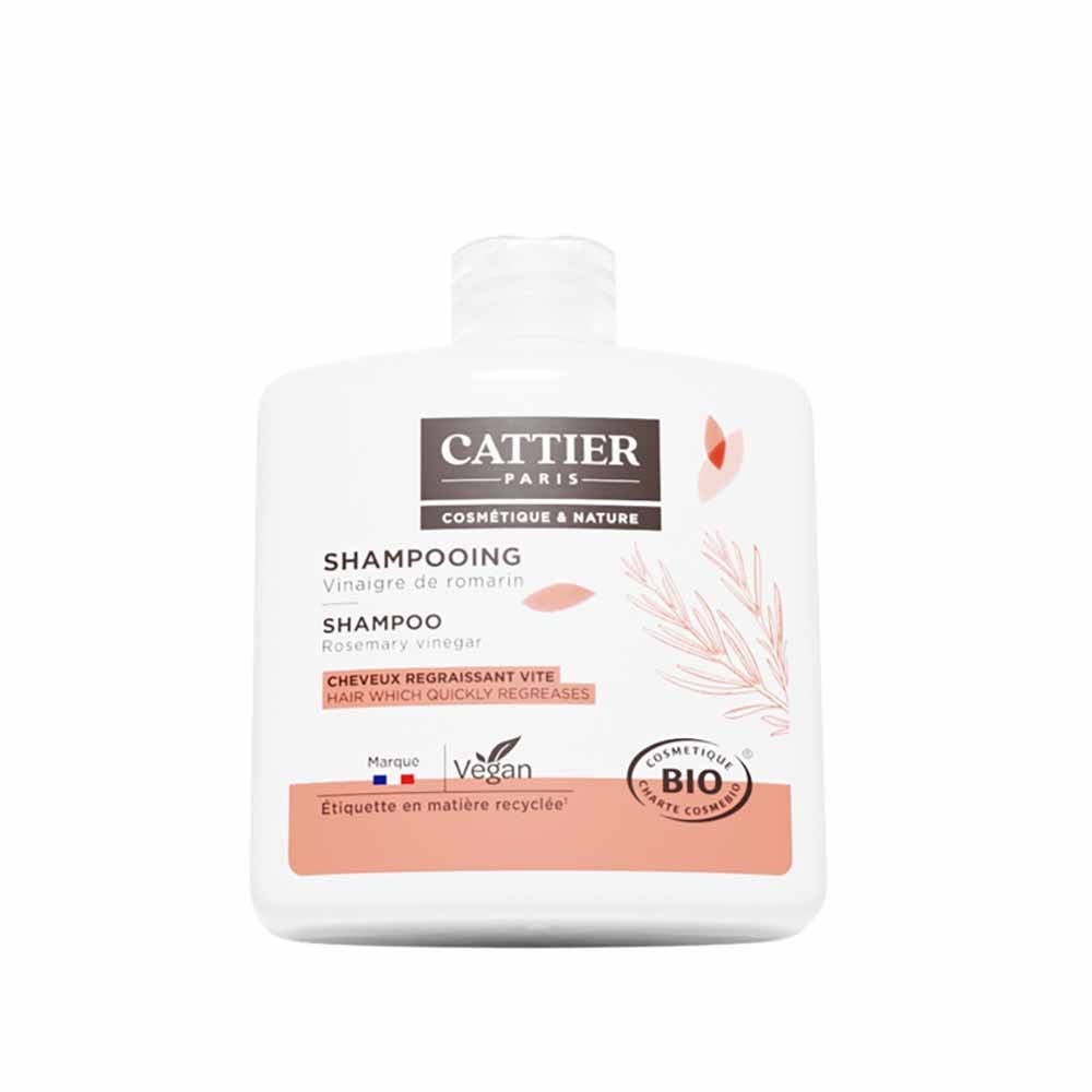 Cattier Shampoo Organic Rosemary Vinegar for Oily Hair 250ml