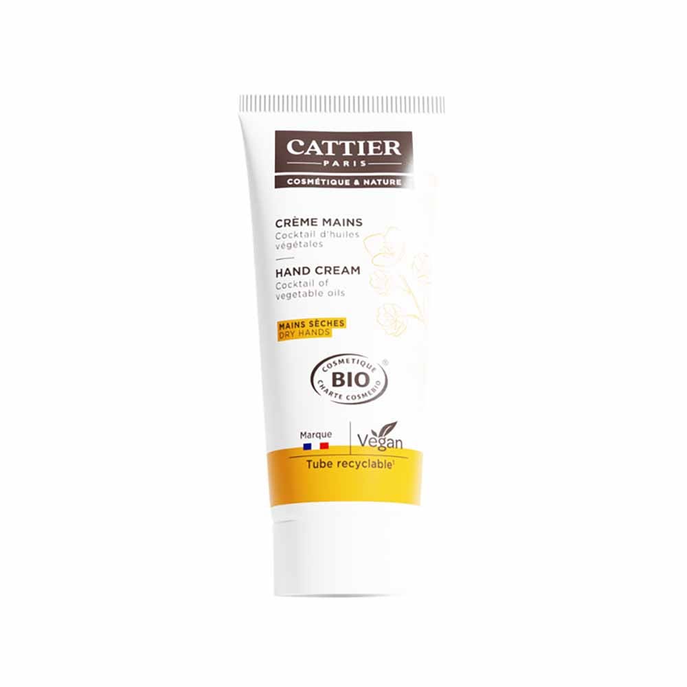 Cattier Clay Dry Hands Cream With White Clay 75ml