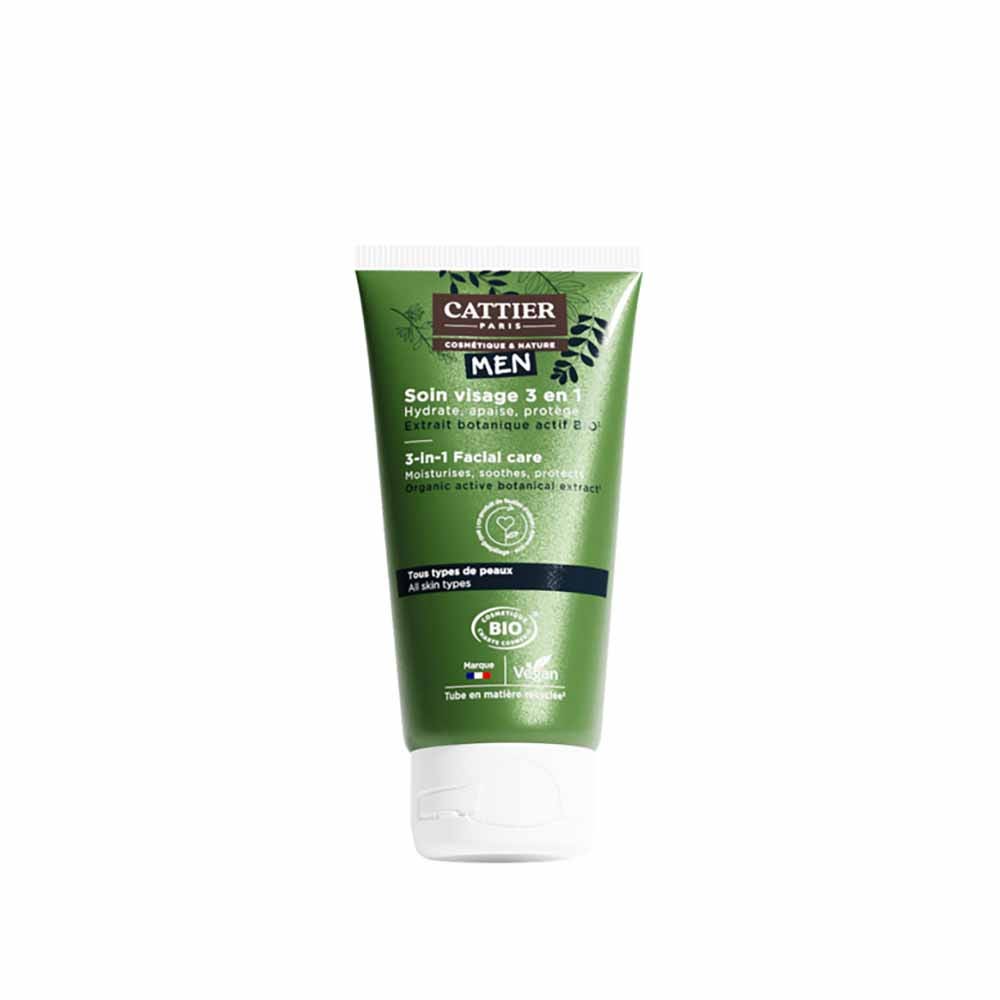 Cattier Man 3 in 1 Bioes Facial treatments All skin types 50ml