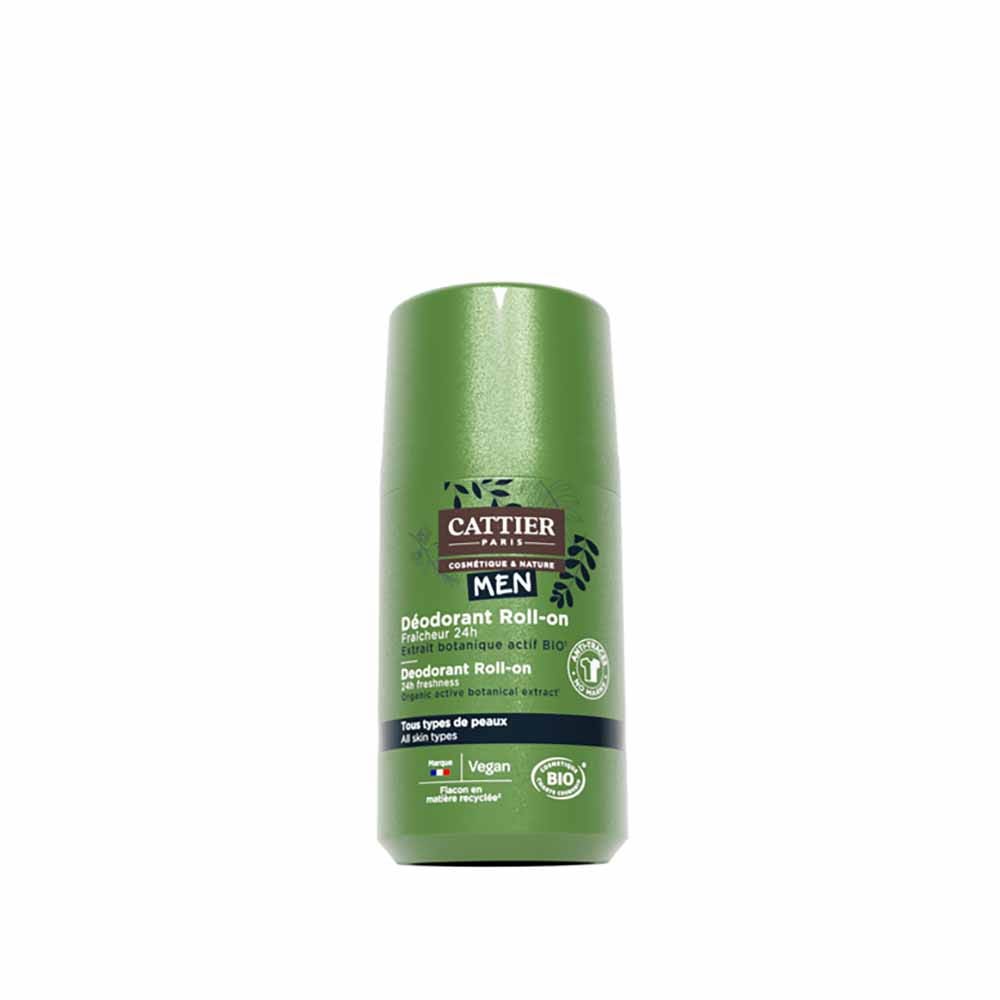 Cattier Man Bioes Roll on Deodorants 24-hour freshness 50ml