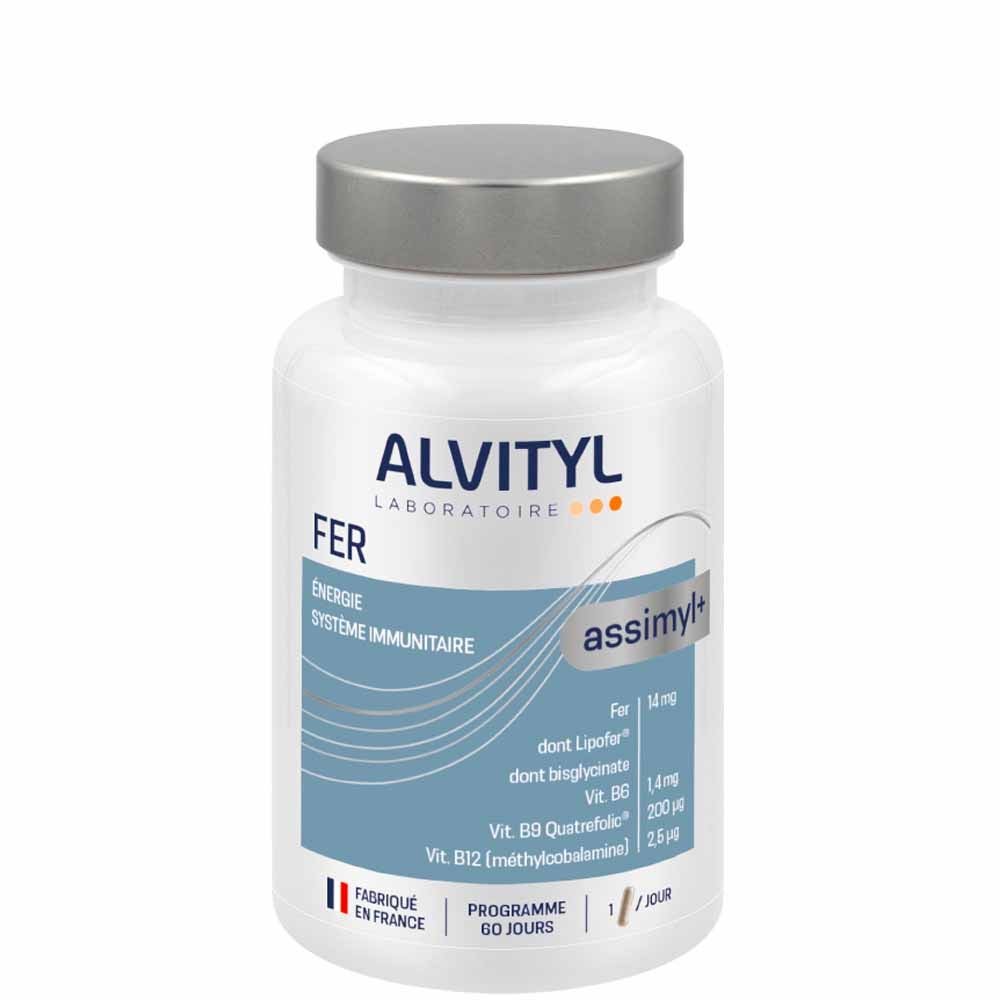 Alvityl Assimyl+ Iron energy and fatigue 60 capsules