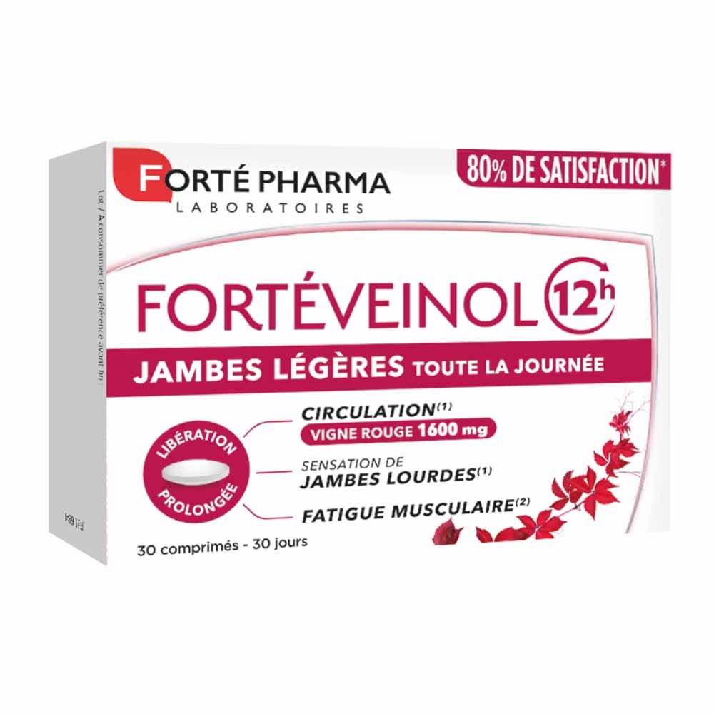 Forté Pharma Forté Veinol Red vine circulation and heavy legs 30 prolonged-release tablets