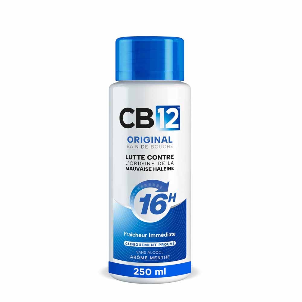Cb12 Mouth Wash 12 Hour Good Breath Arôme Menthe 250ml
