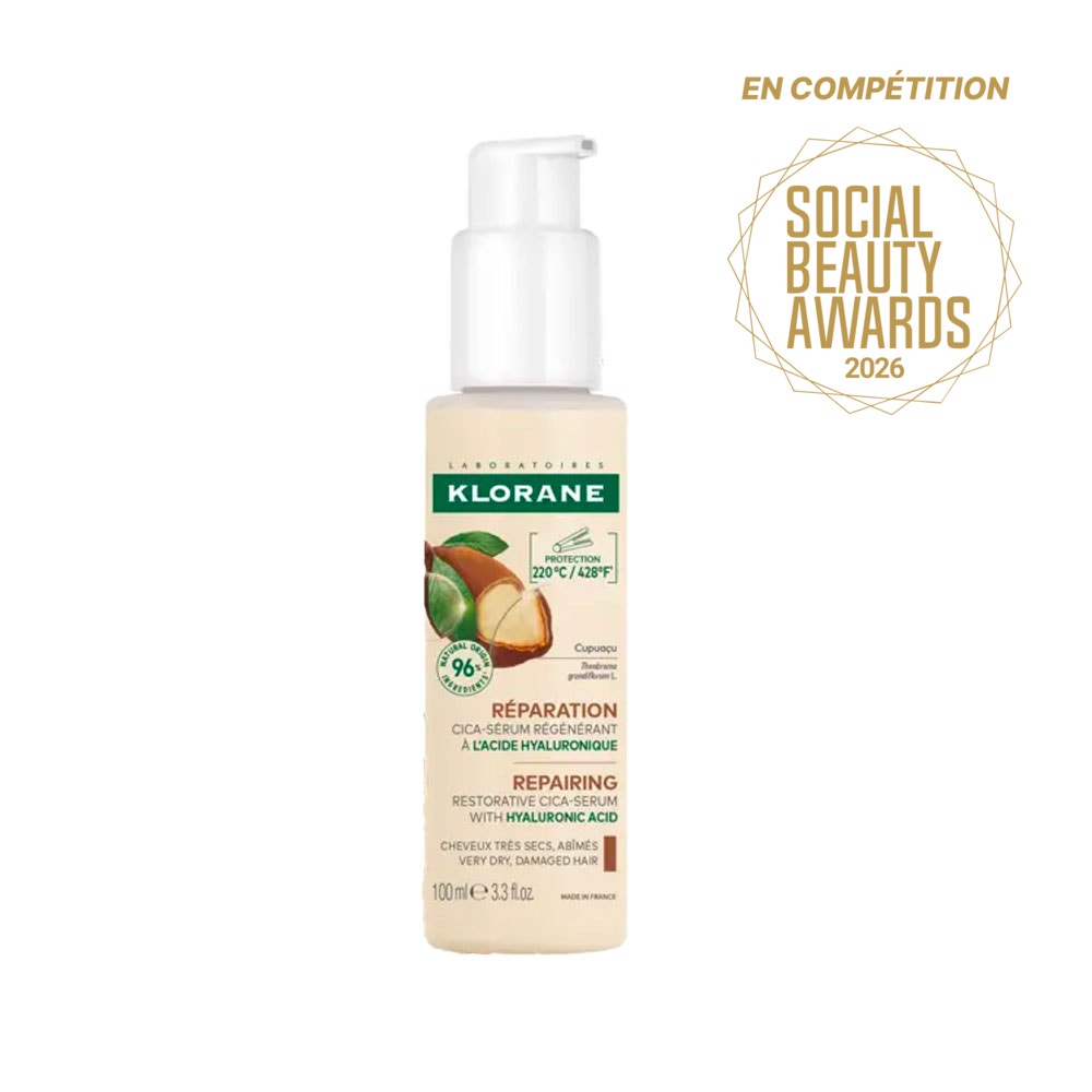 Klorane Cupuacu Cica-sérum Réparateur BIO Cheveux très secs, abîmés 100ml