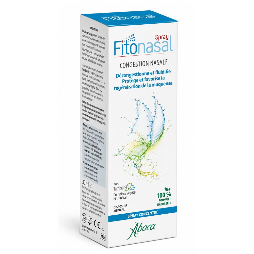 Aboca ORL Fitonasal concentrated cold and allergy spray 30 ml