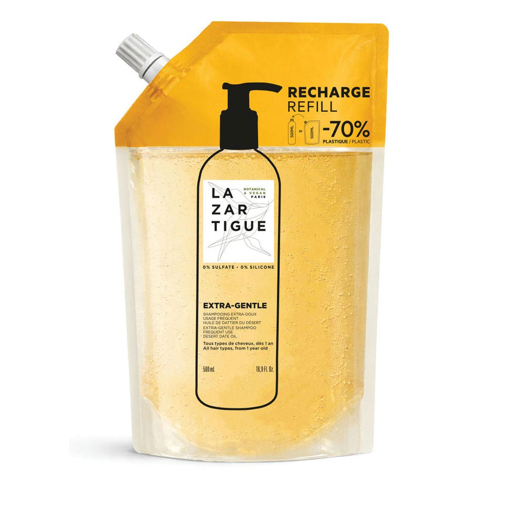 Lazartigue Extra Gentle Extra-gentle shampoo refill for frequent use all hair types 500 ml