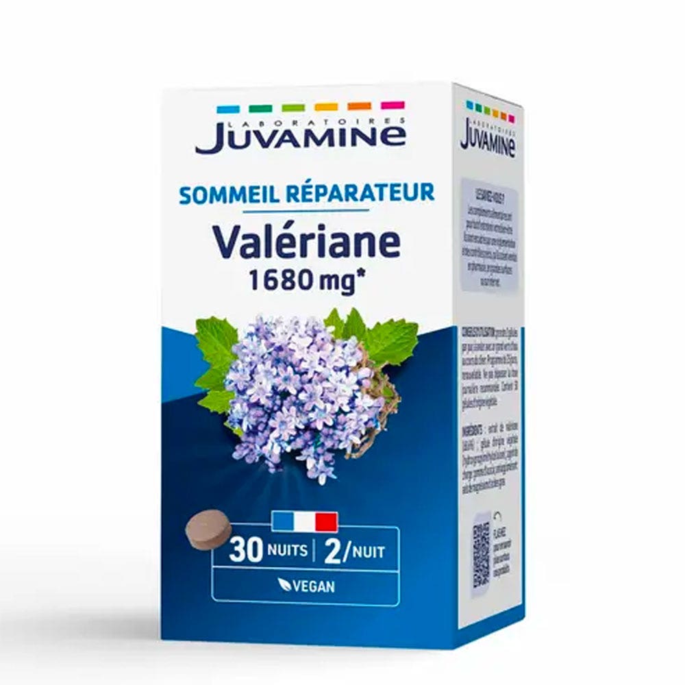 Juvamine Valerian 1680 mg restorative sleep 60 tablets