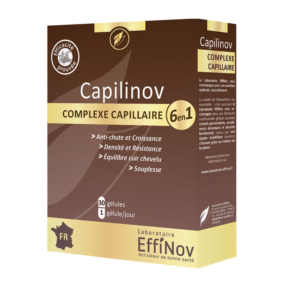 Effinov Nutrition Capilinov hair complex 30 capsules
