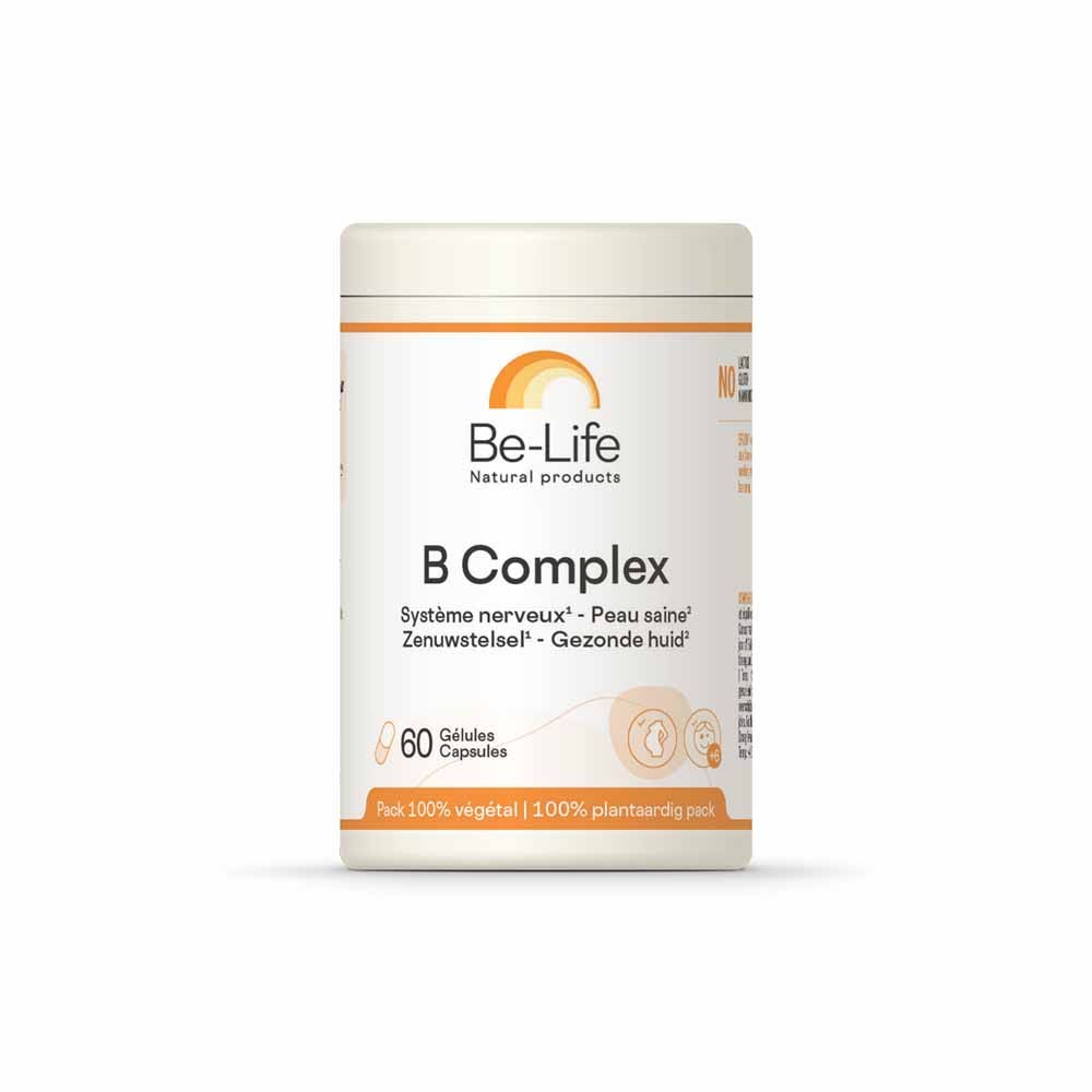 Be-Life B complex Nervous System - Healthy Skin 60 gelules