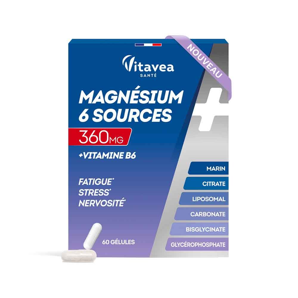 Vitavea Santé Six-source magnesium 60 capsules