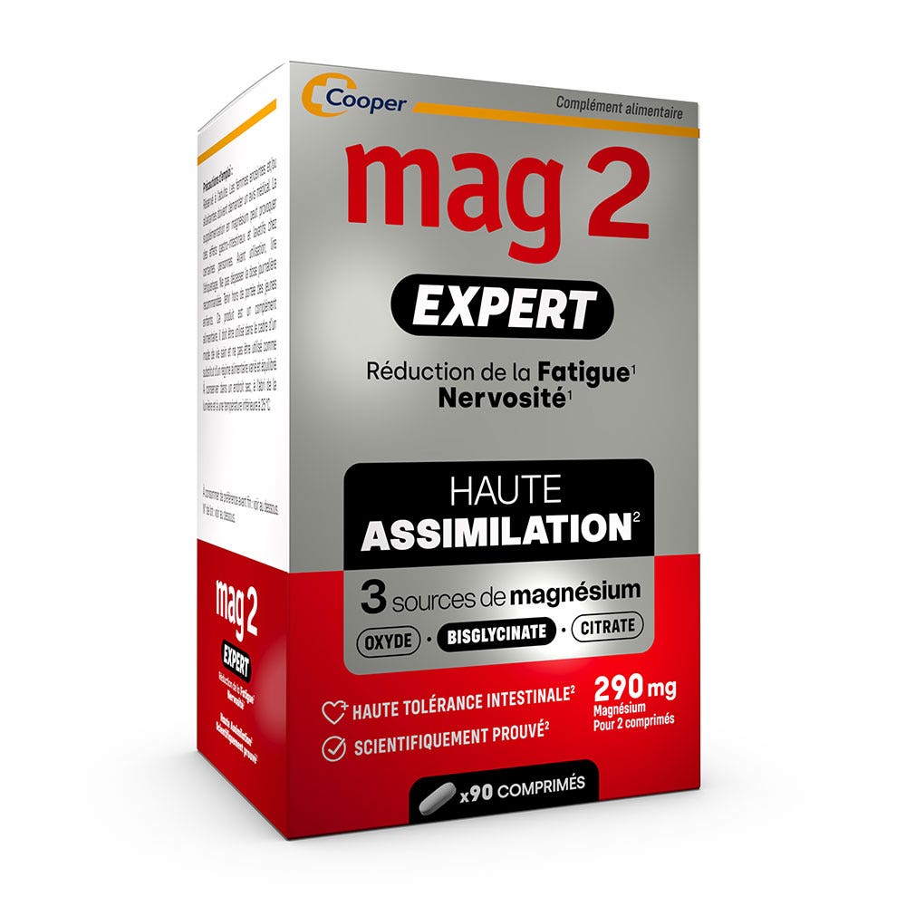 Mag 2 Expert magnesium bisglycinate 90 tablets