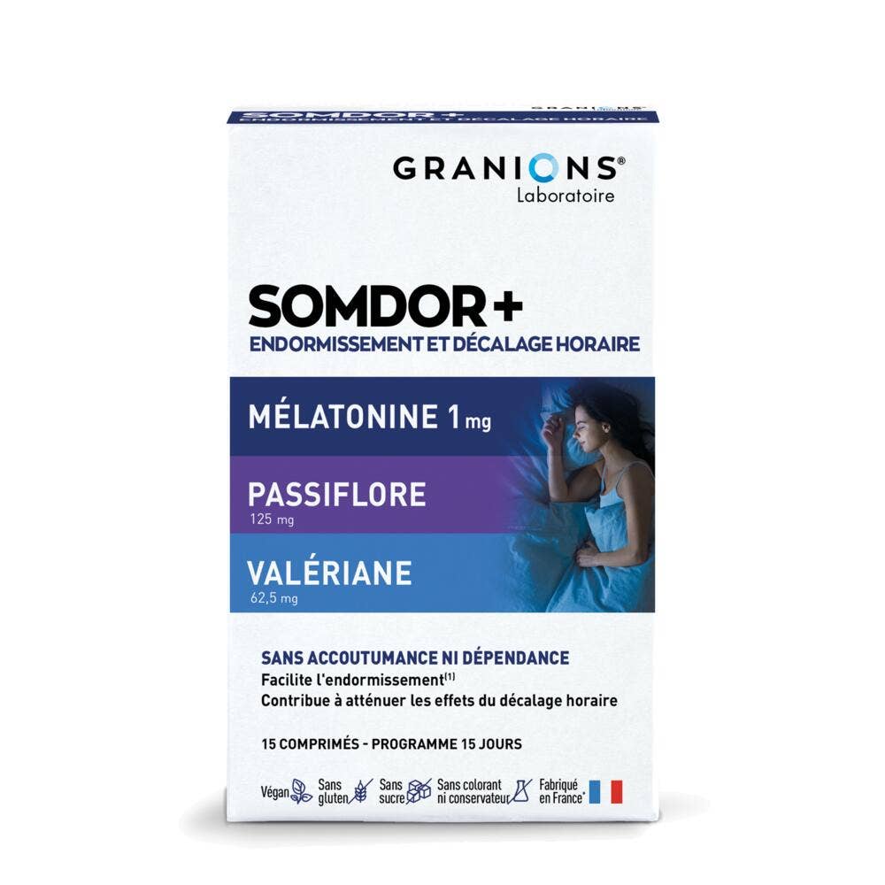 Granions Somdor+ Melatonin 15 tablets