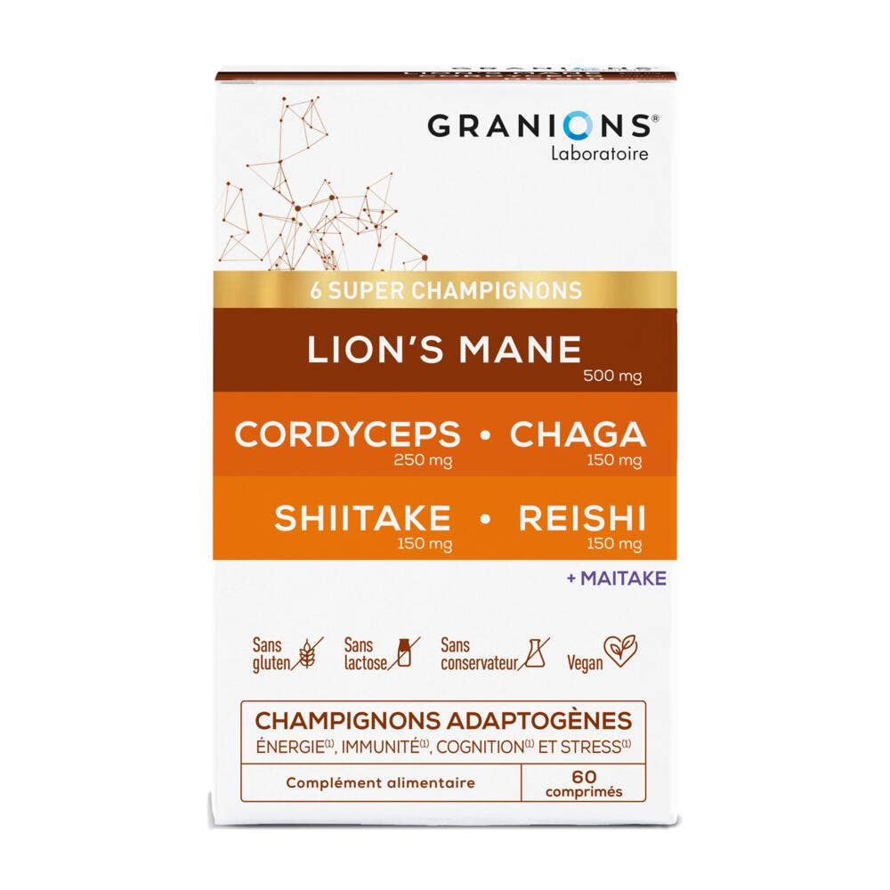 Granions Super Mushroom Complex 60 tablets