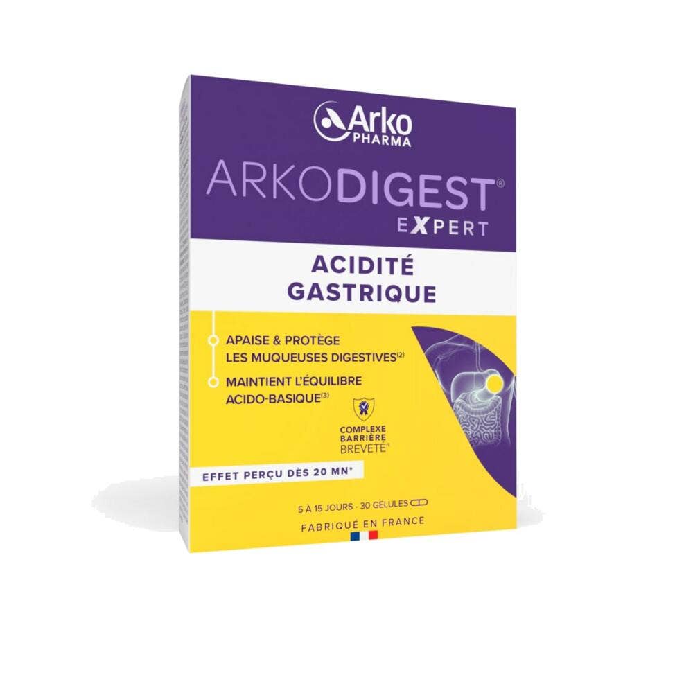 Arkopharma Arkodigest Expert gastric acidity 30 capsules