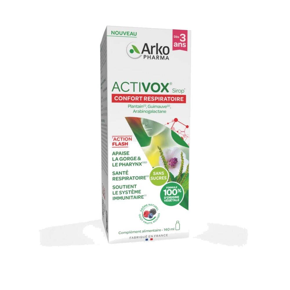 Arkopharma Activox Respiratory comfort syrup 140 ml