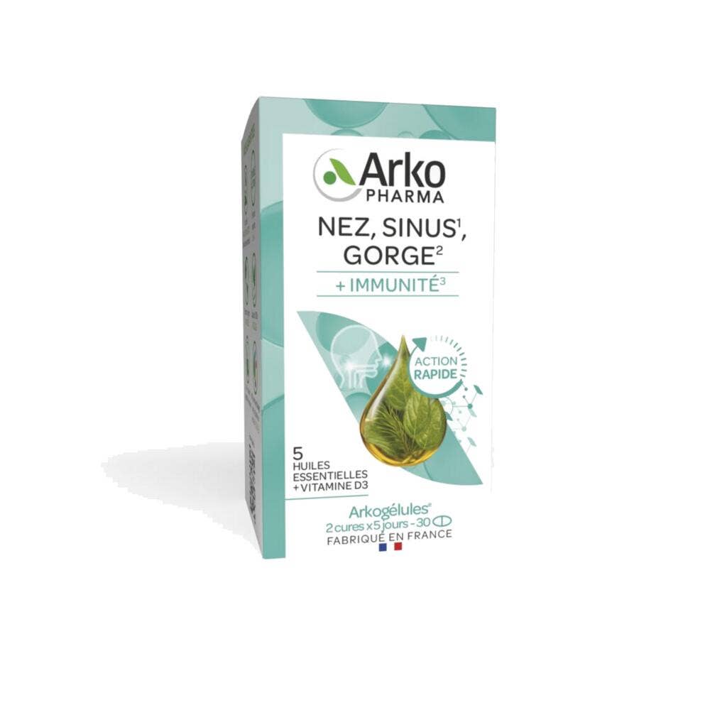 Arkopharma Arkocapsules Nose and throat 30 capsules