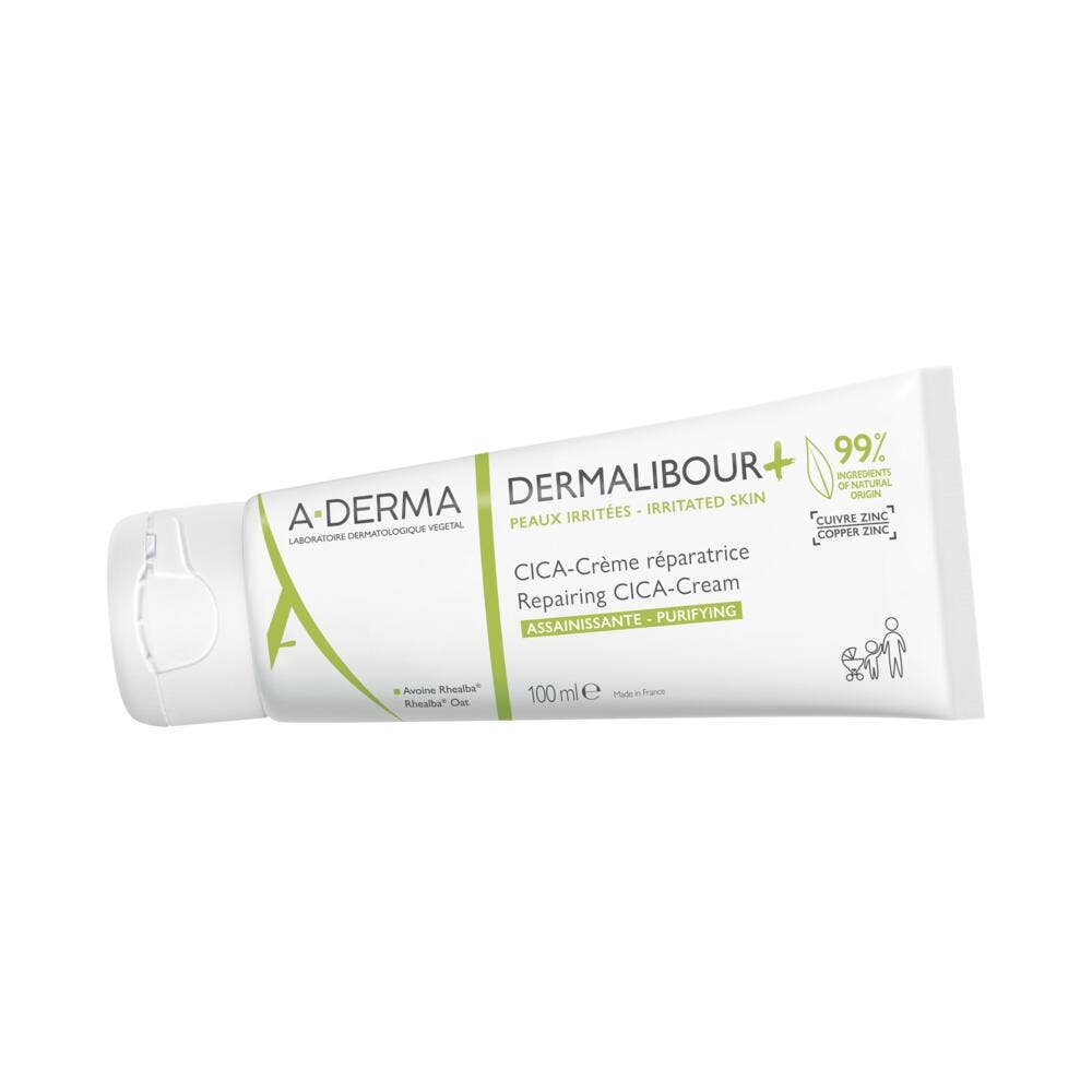 A-Derma Dermalibour+ Cica repairing purifying cream irritated skin 100 ml