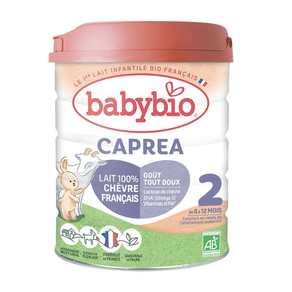 Babybio Baby Milks Goat's milk organic powder Caprea 2 suitable from 6 to 12 months 800 g