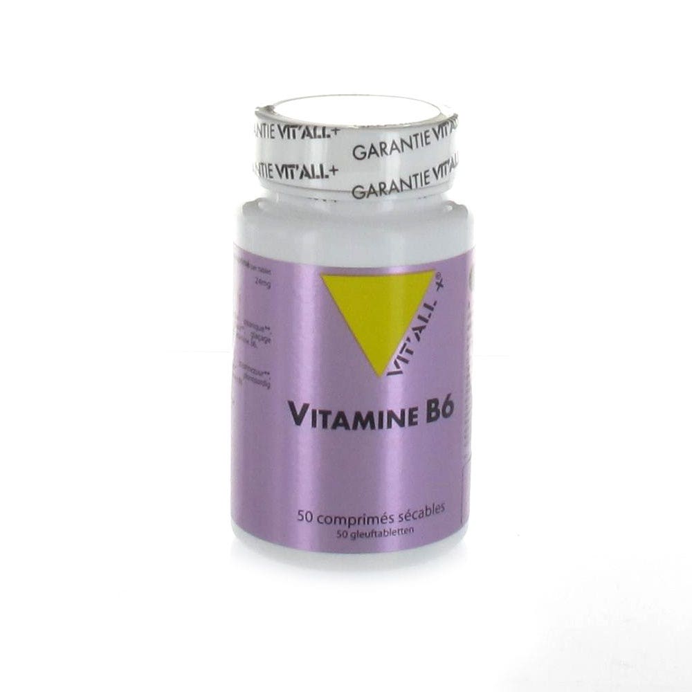 Vit'All+ Vitamin B6 50 tablets