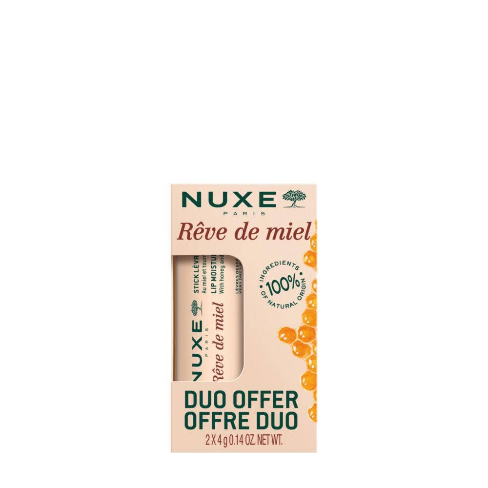 Nuxe Reve De Miel Moisturizing Lipstick 2x4g