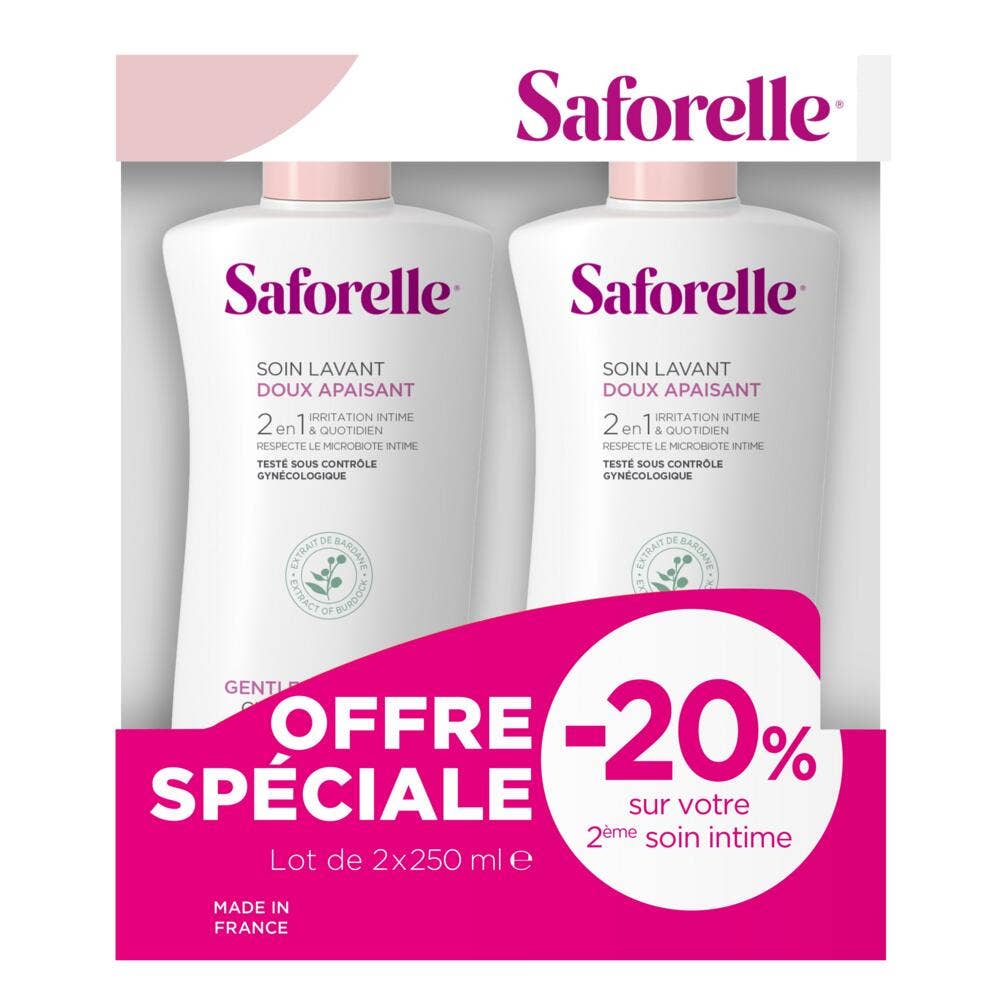 Saforelle Gentle Cleansing Care 2x250ml