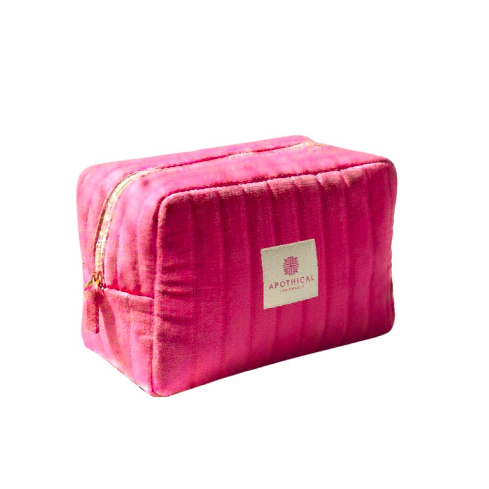 Apothical Pink October wash bag