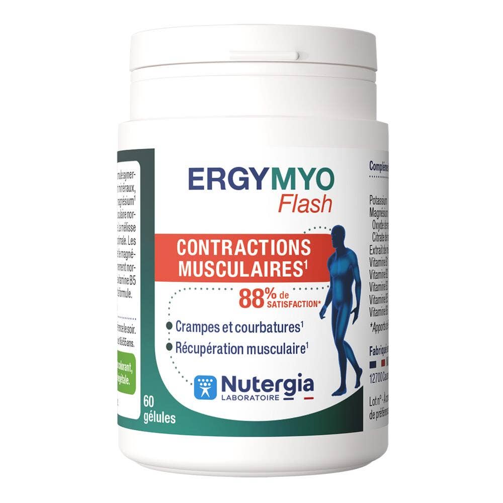 Nutergia ErgyMyo flash 60 capsules