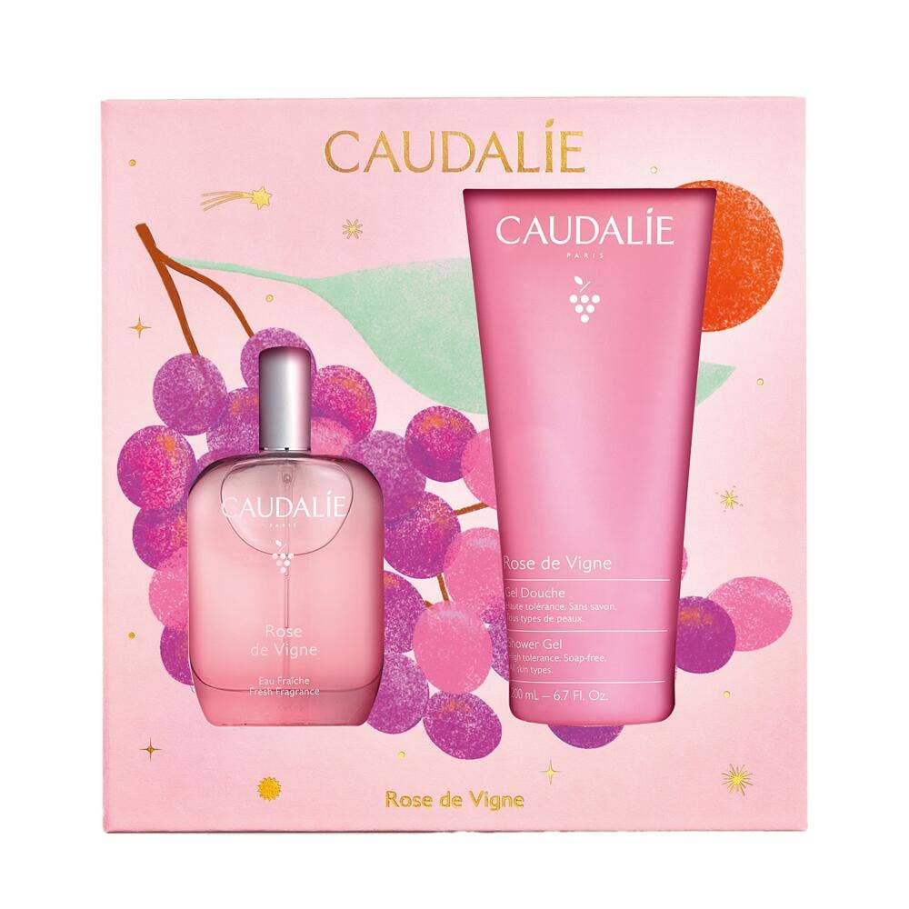 Caudalie Rose Des Vignes Christmas gift set