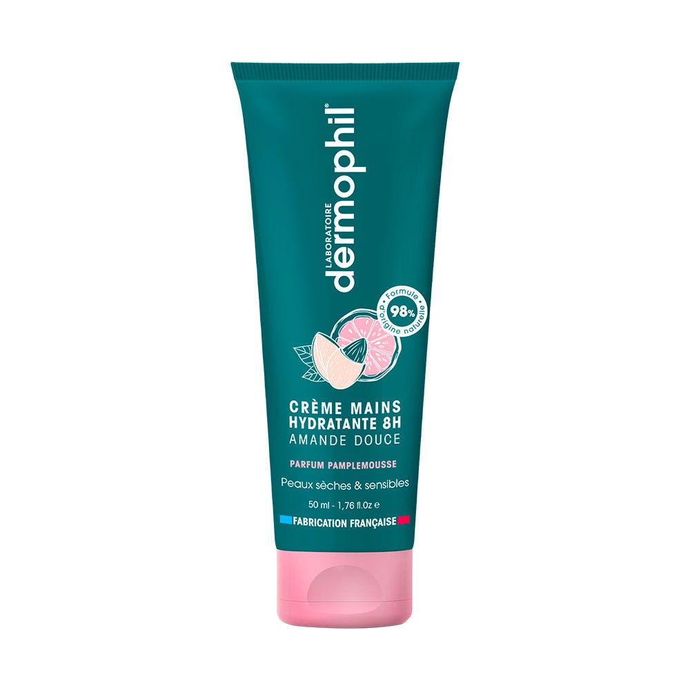 Dermophil Indien Hydrating hand cream with sweet almond oil grapefruit fragrance 50 ml