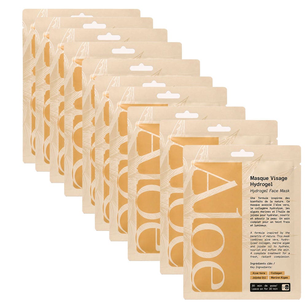Aloe Paris Hydrogel face masks 10 masks