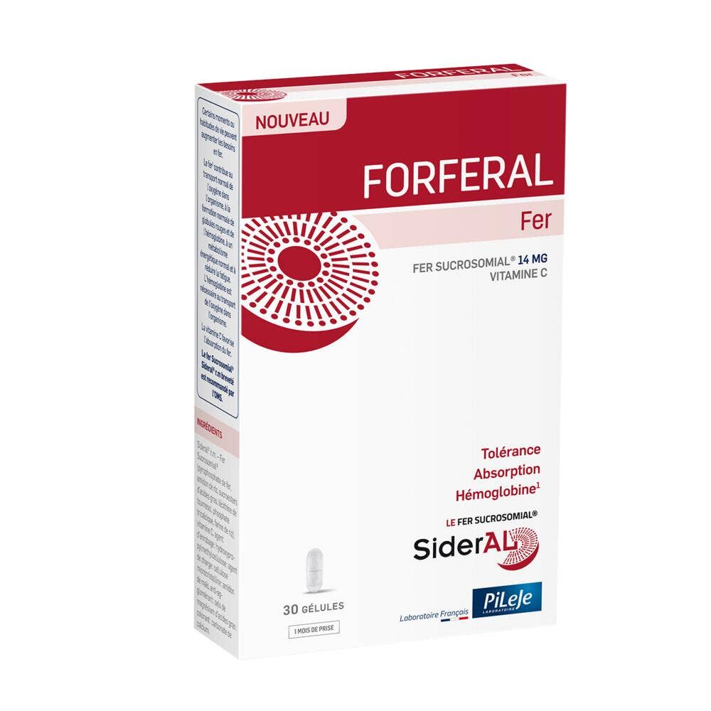 Pileje Forferal Iron 30 capsules