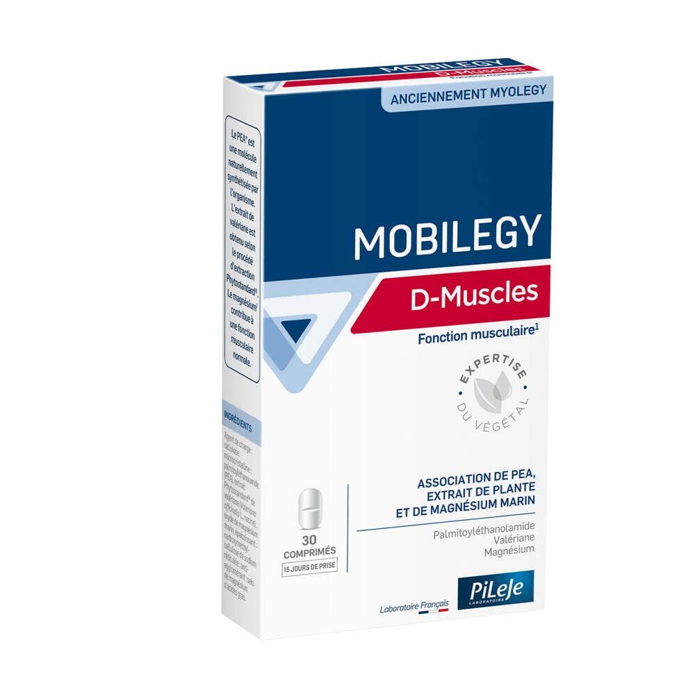 Pileje Mobilegy D-Muscles 30 tablets