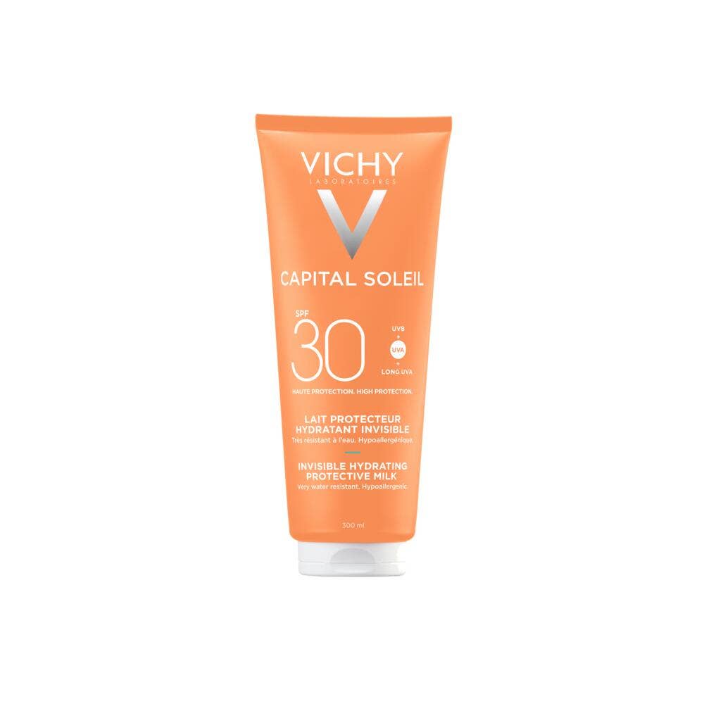 Vichy Capital Soleil Invisible Protective Milk SPF30 face and body 300 ml