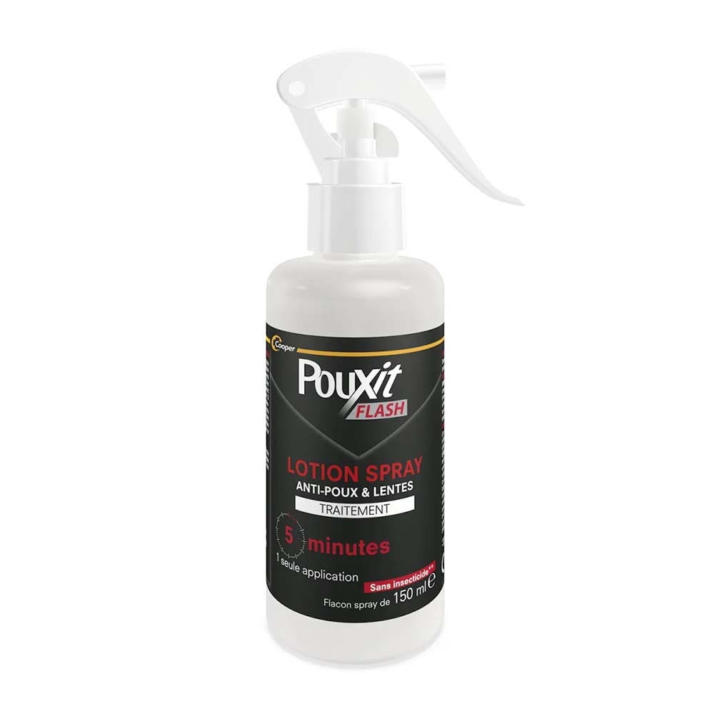 Pouxit Flash Lice and nit treatment lotion spray 150 ml