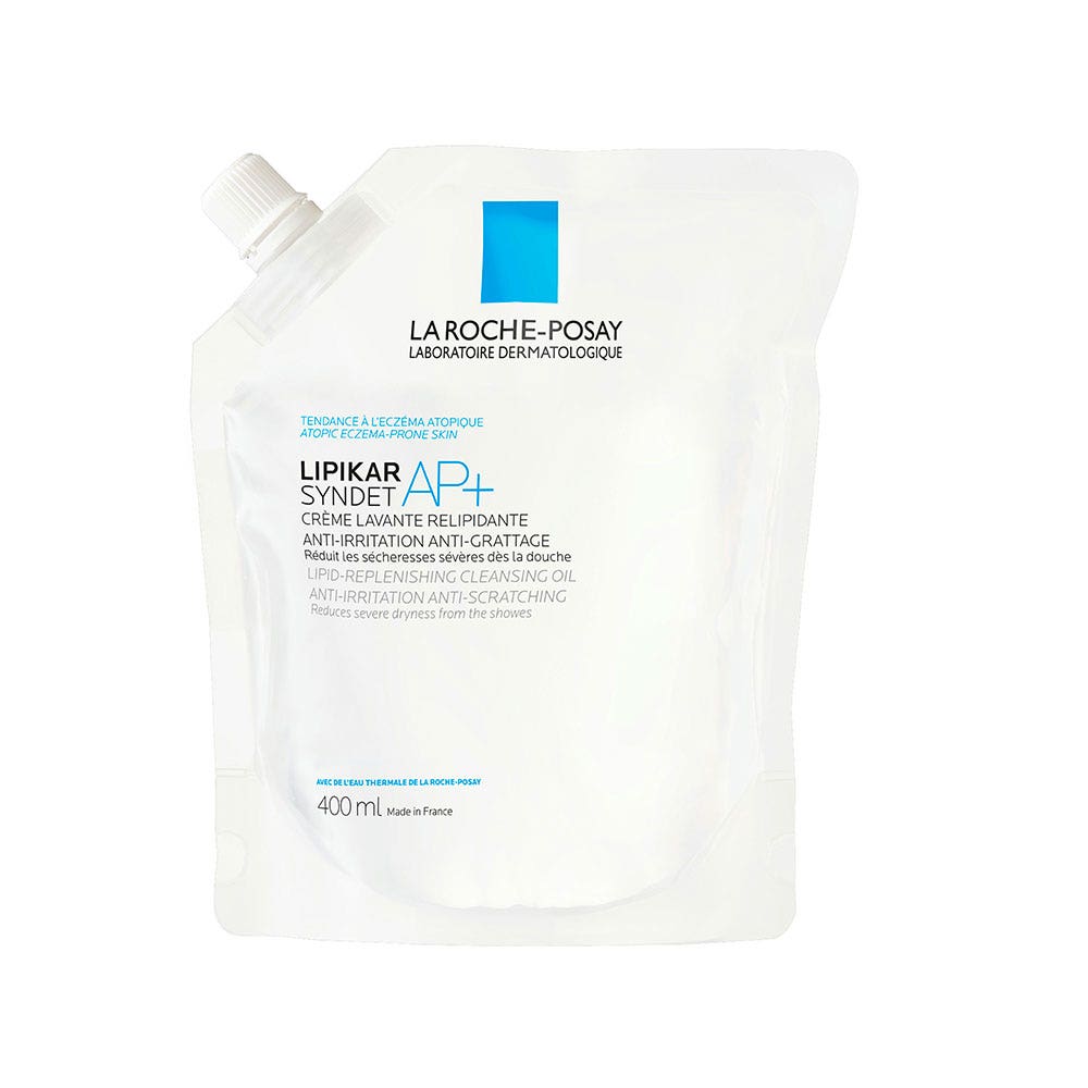 La Roche-Posay Lipikar Syndet Ap+ cleansing cream for skin prone to atopic eczema eco refill 400 ml