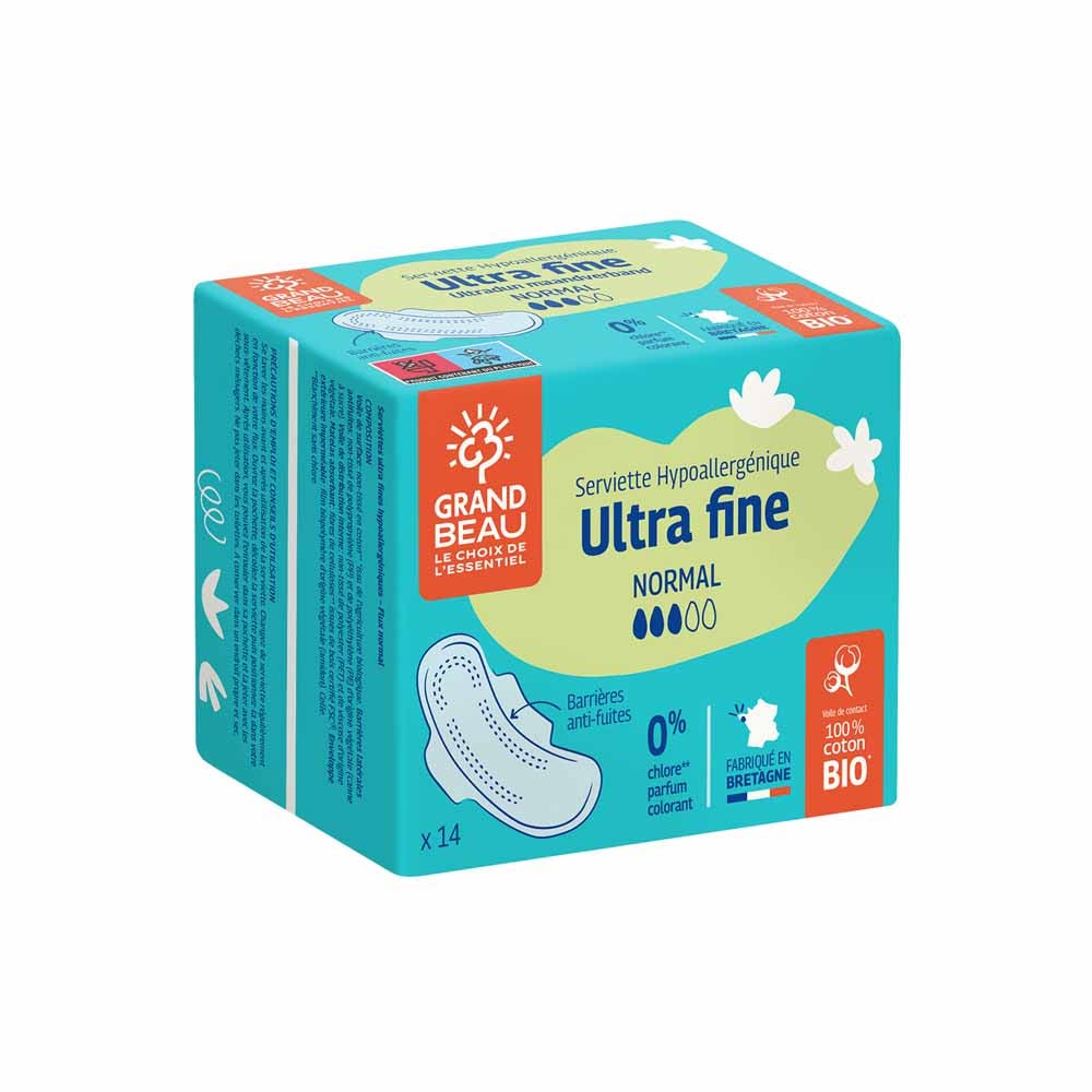 Grand beau Hypoallergenic ultra-thin regular sanitary pad 14