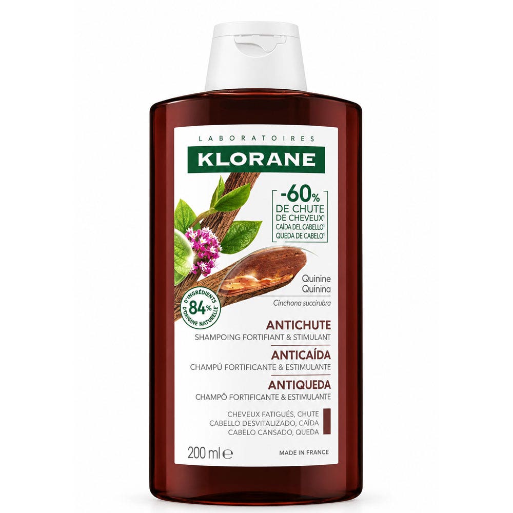 Klorane Quinine Edelweiss organic shampoo tired hair 200 ml